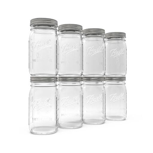 Ball Wide Mouth Glass Mason Jars