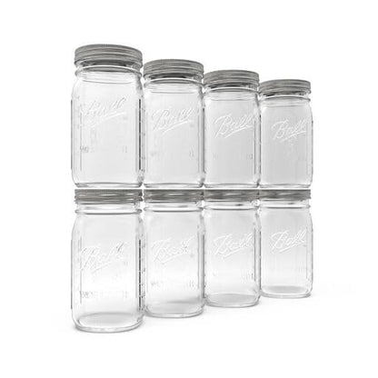 Ball Wide Mouth Glass Mason Jars