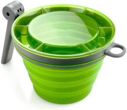 GSI Outdoors Fairshare Mug, 22 Ounce Collapsible Mug for Camping, Trail, Travel or Office - Green