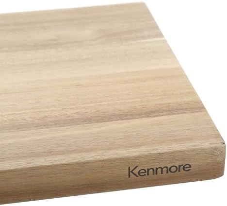 Kenmore Archer Wood Cutting Board, 18x12-inch, Acacia