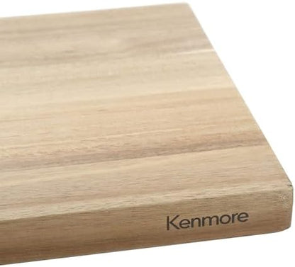 Kenmore Archer Wood Cutting Board, 18x12-inch, Acacia