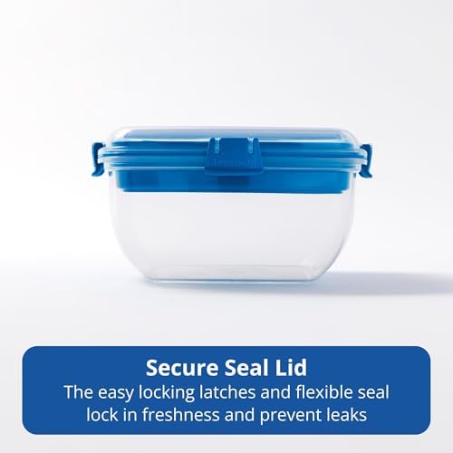 Rubbermaid Pack & Go Set with Leakproof 660 mL Soup Mug and Secure Seal 1.1 L Salad Container, Meal Prep Containers