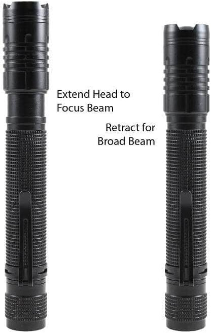 LitezAll 280 Lumen Tactical Flashlight, Compact LED Pocket Flashlight for Everyday Carry, Battery Powered EDC Light for Work, Outdoor, Emergency, and Home Use ??Easy Operation