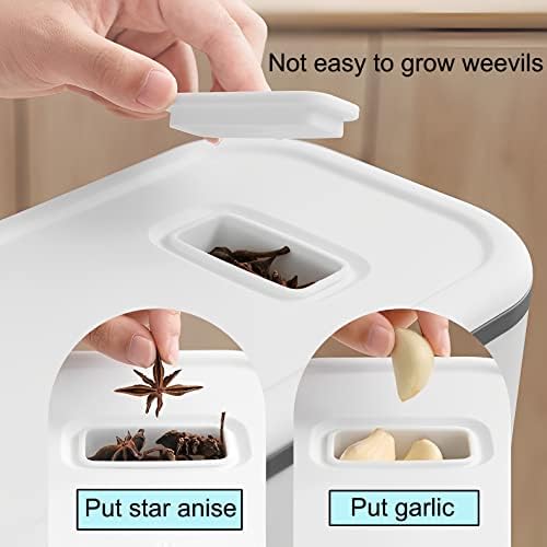 Sooyee 22-25 Lbs Dry Food Storage Containers with Measuring Cup
