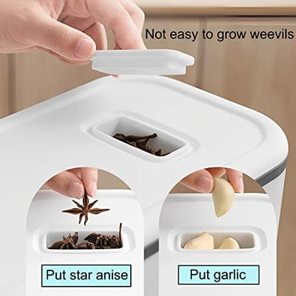 Sooyee 22-25 Lbs Dry Food Storage Containers with Measuring Cup