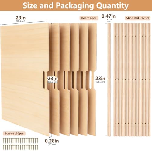 Celestite Wooden Baking Sheet Organizer for Cabinet, Baking Tray Organizer, Cookie Sheet Organizer for Cabinet Kitchen Storage Organization Accessories