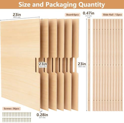 Celestite Wooden Baking Sheet Organizer for Cabinet, Baking Tray Organizer, Cookie Sheet Organizer for Cabinet Kitchen Storage Organization Accessories