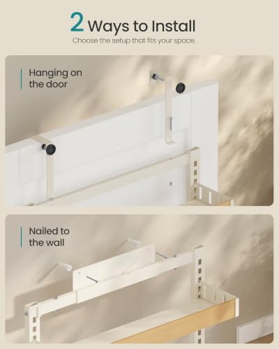 SONGMICS 6-Tier Over the Door Pantry Organizer, Adjustable Spice Rack