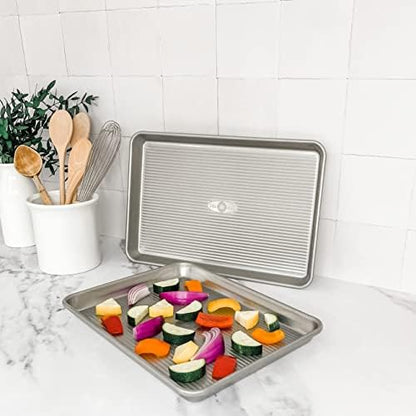 USA Pan Nonstick Quarter Sheet Pan, Set of 2