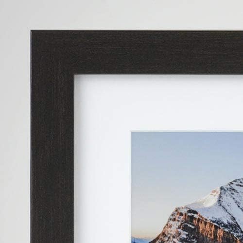 Frame It Easy 33 x 33 Coffee Wood Frame