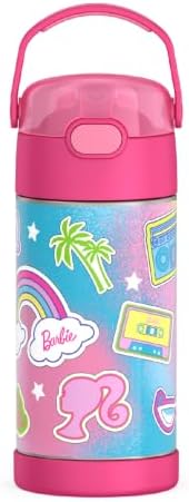 THERMOS FUNTAINER Water Bottle with Straw, 12oz, Barbie