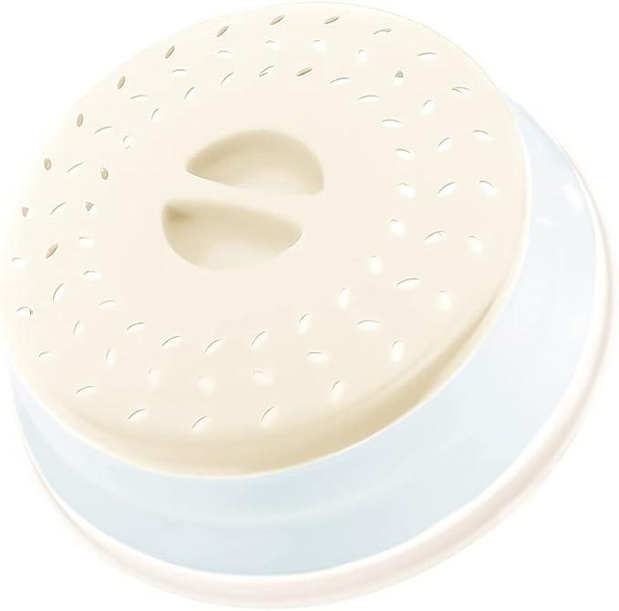 Collapsible Microwave Splatter Cover, 10.5 Inch, Microwave Plate Cover