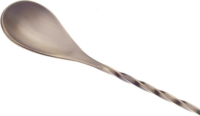 Barfly Teardrop Bar Spoon, 11 13/16" (30 cm), Antique Gold
