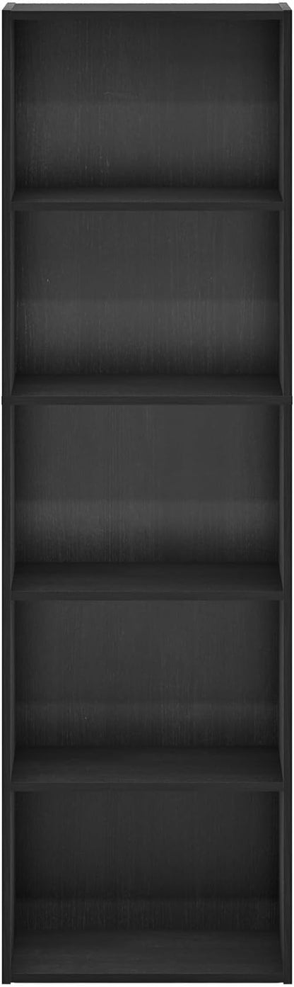 Furinno LUDER Book Shelf, 5-Tier Bookshelf, Bookcase