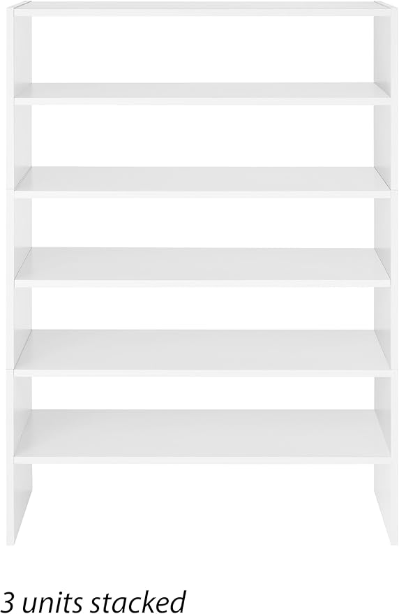 Whitmor Stackable 31" Extra Wide 2-Shelf Storage Organizer