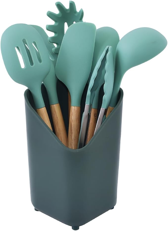 Glad Silicone Kitchen Utensils Set, and Spaghetti Server
