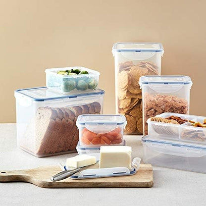 (Pack of 2) Lock & Lock Rectangle Tall Food Storage Container 28.74-oz / 3.59-cup