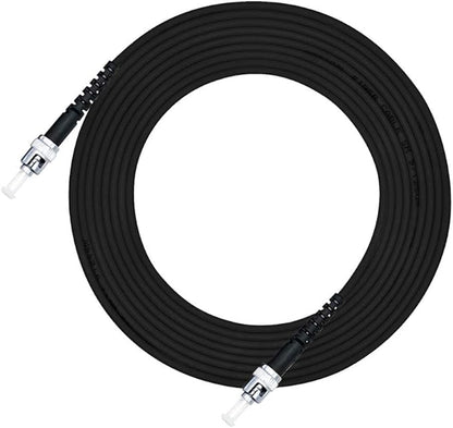 Jeirdus 75M ST to ST Outdoor Armored Simplex 9/125 SM Fiber Optic Cable Jumper