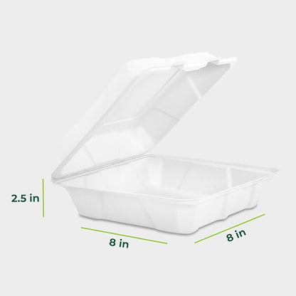 Freshware Compostable Clamshell Food Containers