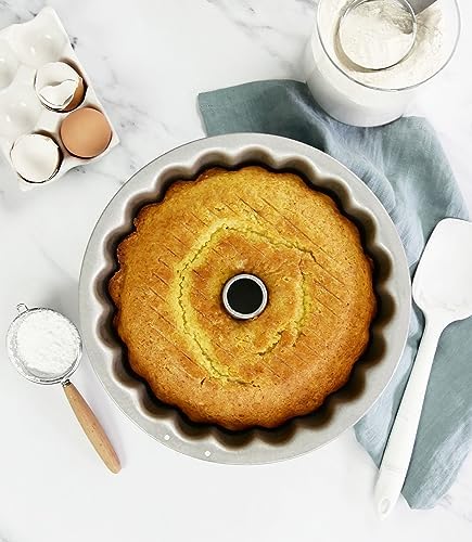 USA Pan Global Bakeware Scalloped Tube Cake Pan