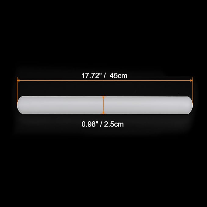 HARFINGTON Fondant Rolling Pin PP 45cm x 2.5cm Non Stick