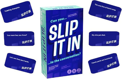 Gray Matters Games Slip It in | Quick to Learn & Play | Fun Party Game for Adults Ages 17+ | Perfect for Any Occasion
