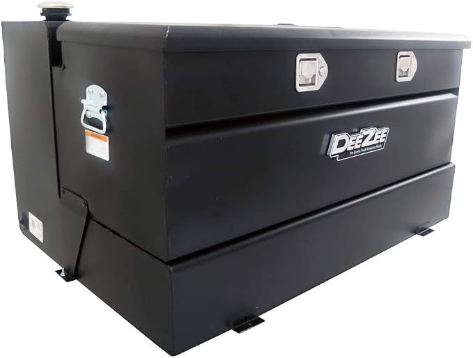 Dee Zee DZ92647SB (92 gallon) Black Steel Combo Transfer Tank & Tool Box