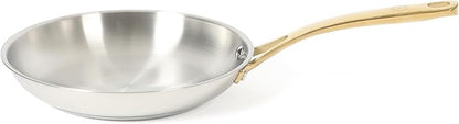 Martha Stewart Castelle 9.5-Inch Stainless Steel Frying Pan