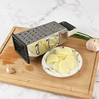 Vertical Stainless Steel Grating Four-sided Boxed Grater