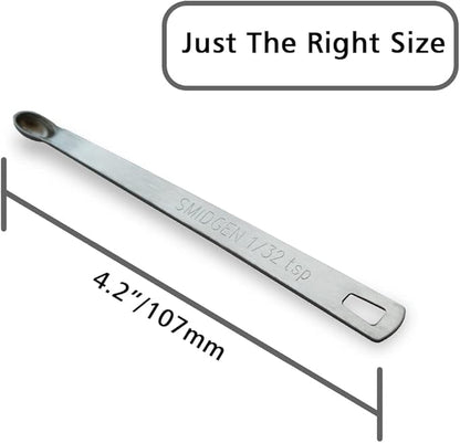 3PCS 1/32 Teaspoon Single Tiny Measuring Spoon, Small Individual Stainless