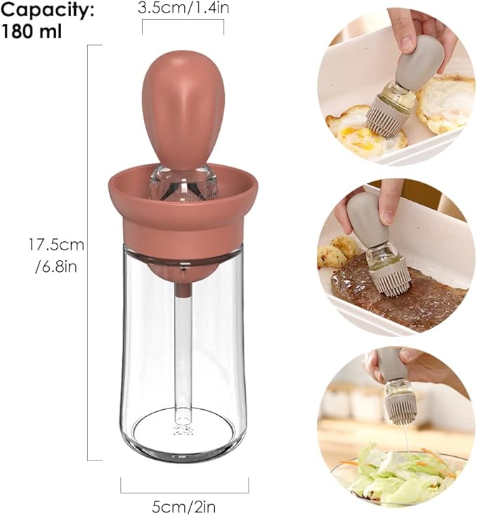 Oil Dispenser with Brush