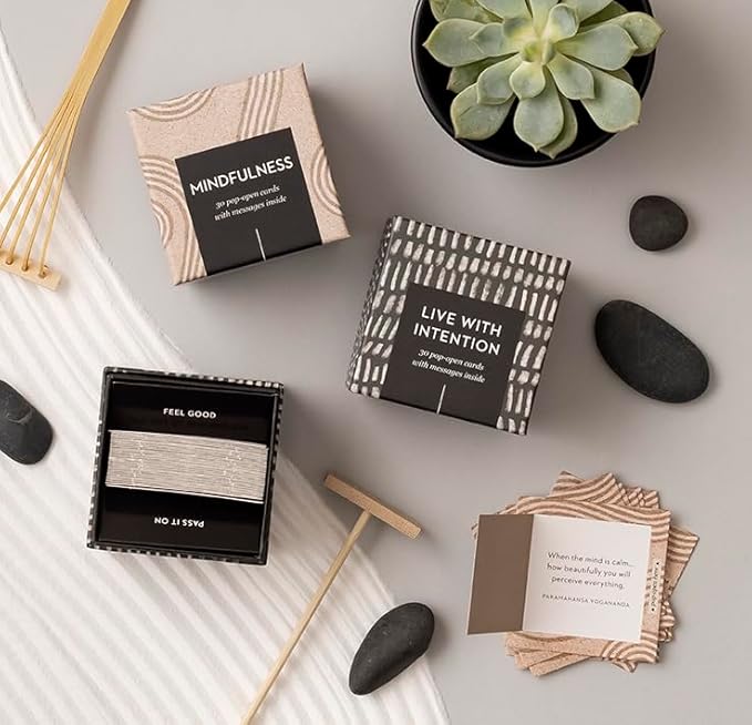Compendium ThoughtFulls Pop-Open Cards — Live with Intention — 30 Pop-Open Cards, Each with a Different Inspiring Message Inside