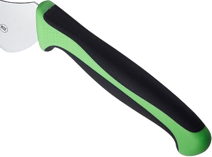 Mercer Culinary Millennia Colors 9-Inch Offset Wavy Edge Bread Knife, Green