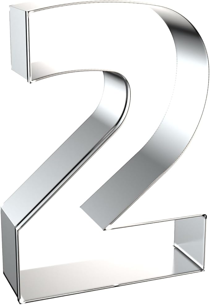 4 Inch Number Cookie Cutter Set
