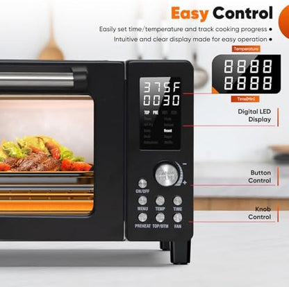 Nuwave Bravo Pro Convection Air Fryer Combo, 2025 New and Improved