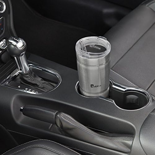 Bubba Envy Stainless Steel Tumbler with Straw, Stainless Steel with Clear Lid, 24oz