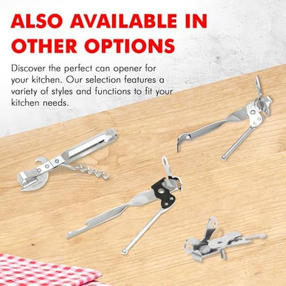 Chef Craft Select 3-in-1 Can Opener, 6 inches in length, Stainless Steel