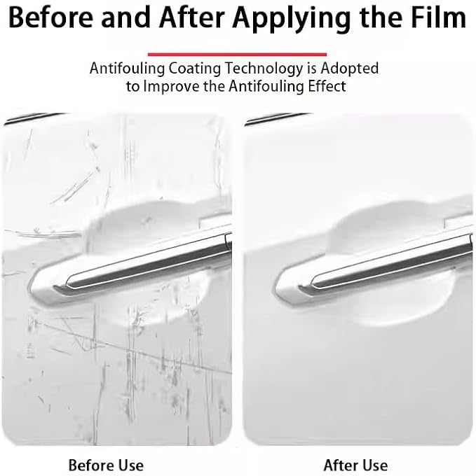 TPU Paint Protection Film PPF, Self-Healing Car Clear Bra with UV Resistance, 7.5MIL,Anti-Corrosion & Hydrophobic Coating, Anti-Oxidation, Gloss Enhancement. (35.4inchX236.2inch)