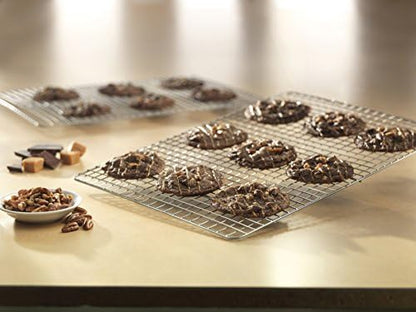 USA Pan Oven Safe Jelly Roll Cooling Rack, Nonstick Stainless Steel