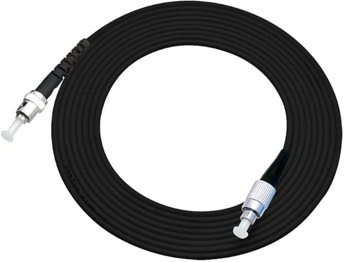Jeirdus 300M FC to ST Outdoor Armored Simplex 9/125 SM Fiber Optic Cable Jumper