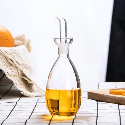 Affogato Glass Oil Bottle with Spout, Olive Oil Dispenser Vinegar Drizzler