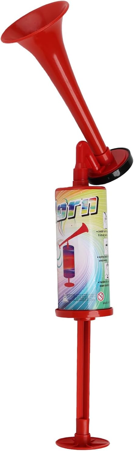 Air Horn Noise Maker Graduation Hand Push Horn Handheld Airhorn for Boats,Camping,Party Supplies, Xmas,Holiday,Celebration Favors,Noisemakers