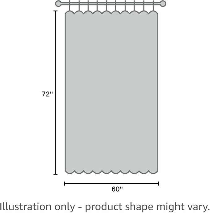 Hiasan Room Darkening Curtains for Bedroom, 60 x 72 Inches
