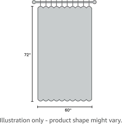 Hiasan Room Darkening Curtains for Bedroom, 60 x 72 Inches