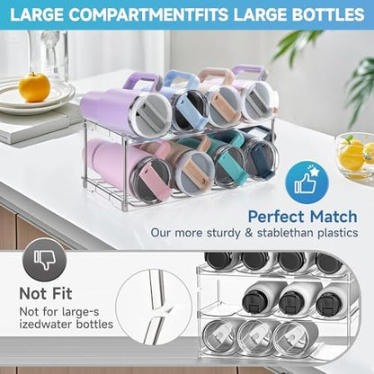 Larger Water Bottle Organizer for Stanley 40 oz Tumbler, Tumbler Organizer