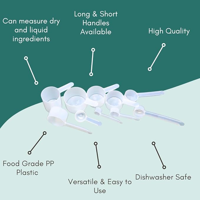 1/4 Teaspoon Long Handle Plastic Measuring Spoon