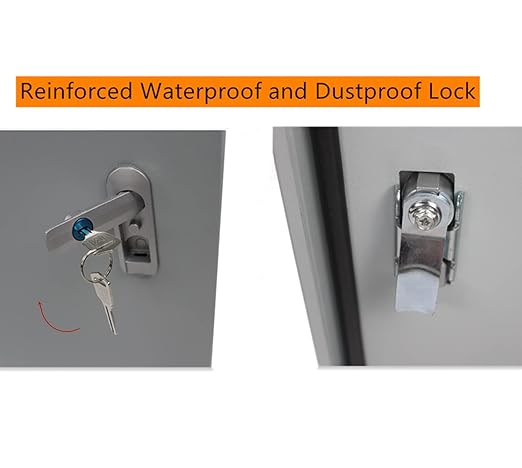 Cold Rolled Steel Electrical Box 16'' x 16'' x 8'' Indoor/Outdoor Thick