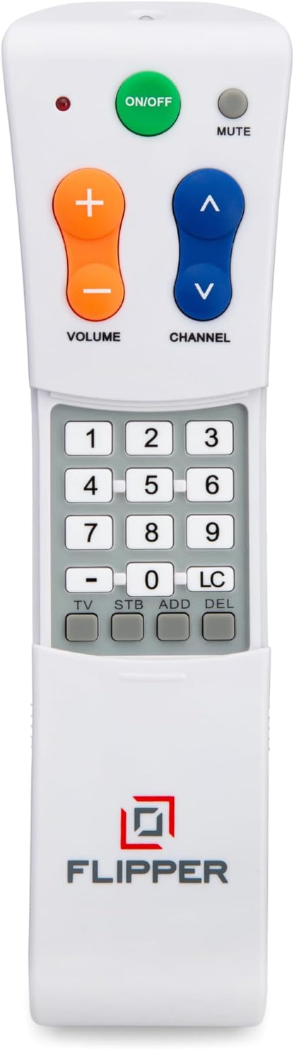 Flipper Big Button Universal TV Remote