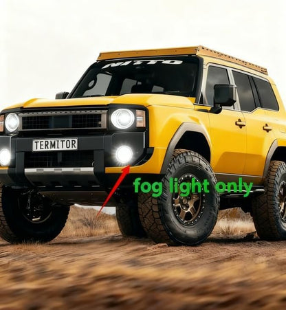 Termitor 2026 Upgraded 9008/H13 Bulbs, 15X Brighter Off Road Fog Lights | 90,000LM 6500K Cool White H13 9008 Light Bulb for UTV ATV Trucks, 3 Minute Installation, IP68 Waterproof, Pack of 2