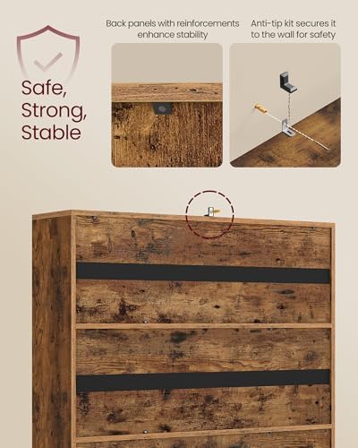 VASAGLE Bookshelf, 9 Cubes Storage Organizer, 38.6 x 9.4 x 38.6 Inches